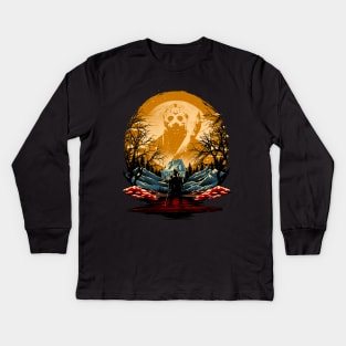 Attack of Jason Kids Long Sleeve T-Shirt